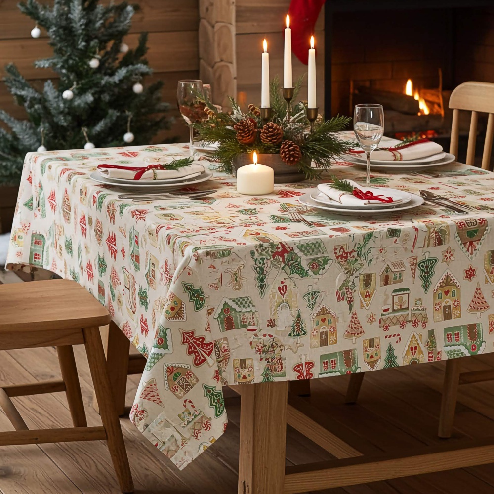 Tessile Dolce Villaggio Tovaglia cm. 90x90