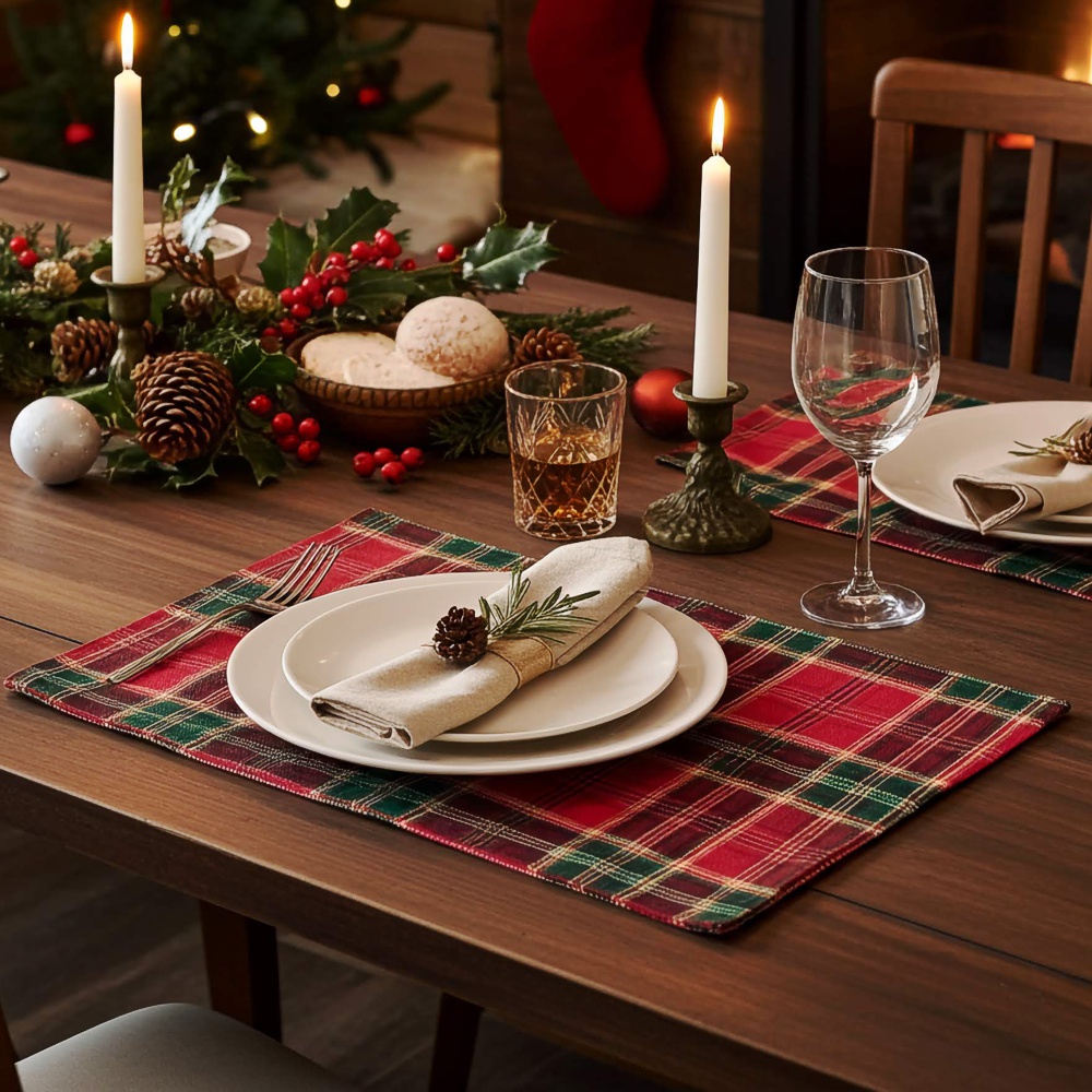 Tessile Tartan 2025 Set 2 tovagliette