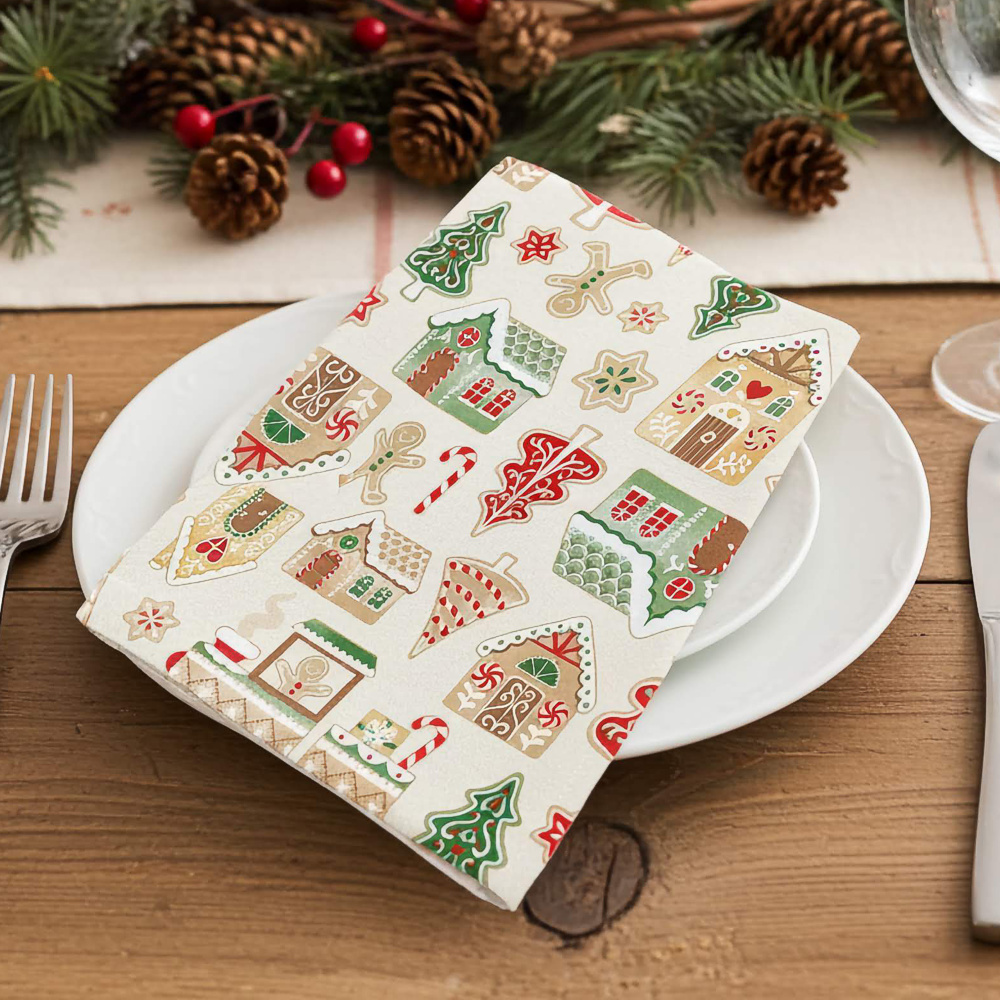 Tessile Dolce Villaggio Set 2 tovaglioli