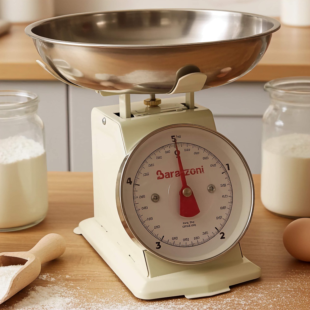 Bilancia meccanica crema ambientata BARAZZONI
