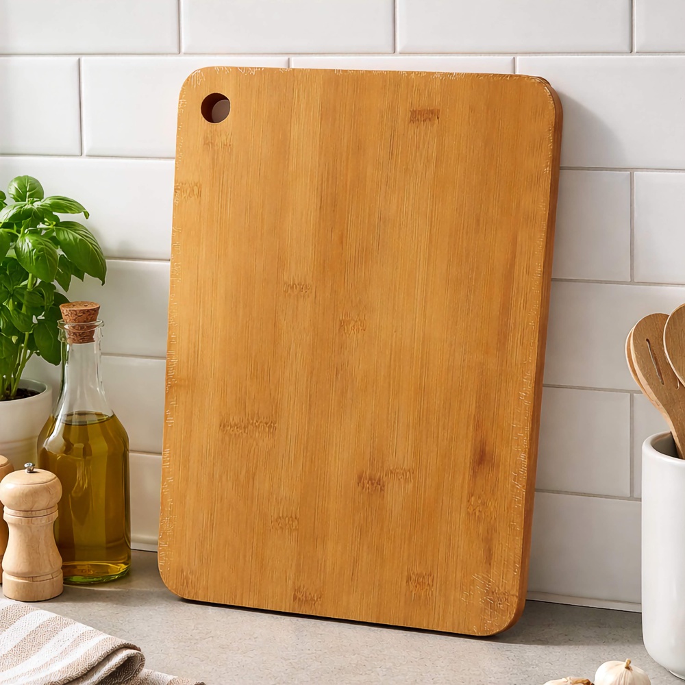 Tagliere Bambù 2025 25x15 ambientato Barazzoni