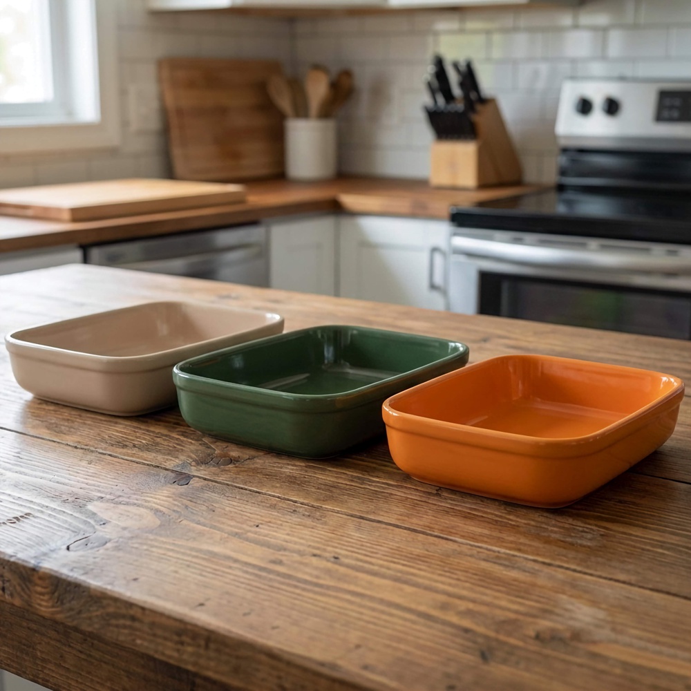 Color Pirofila rettangolare ambientata HOME