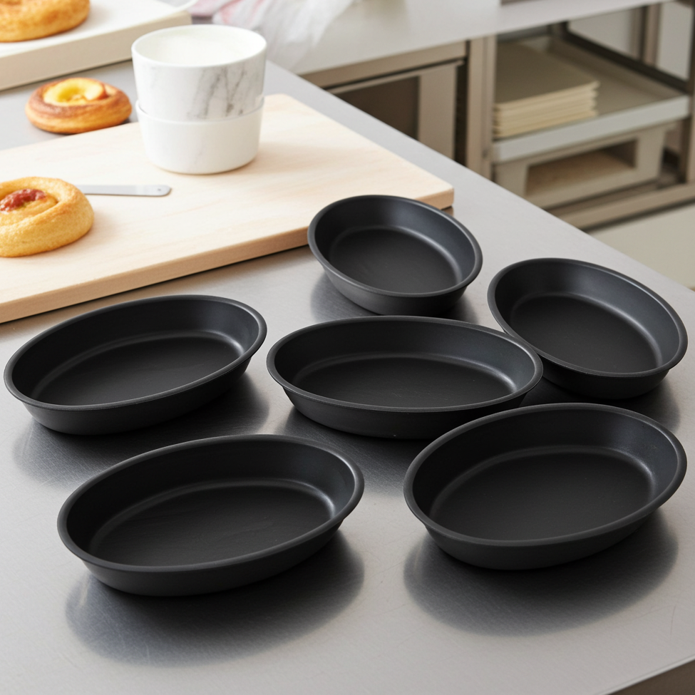 Set 6 stampi ovali cm. 10x6