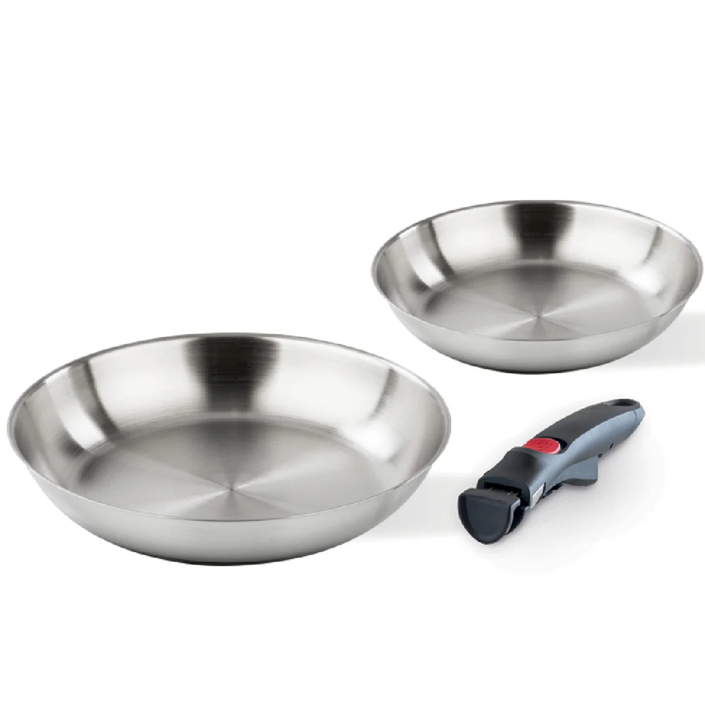 Inox Facile Padella cm. 20+28+manico